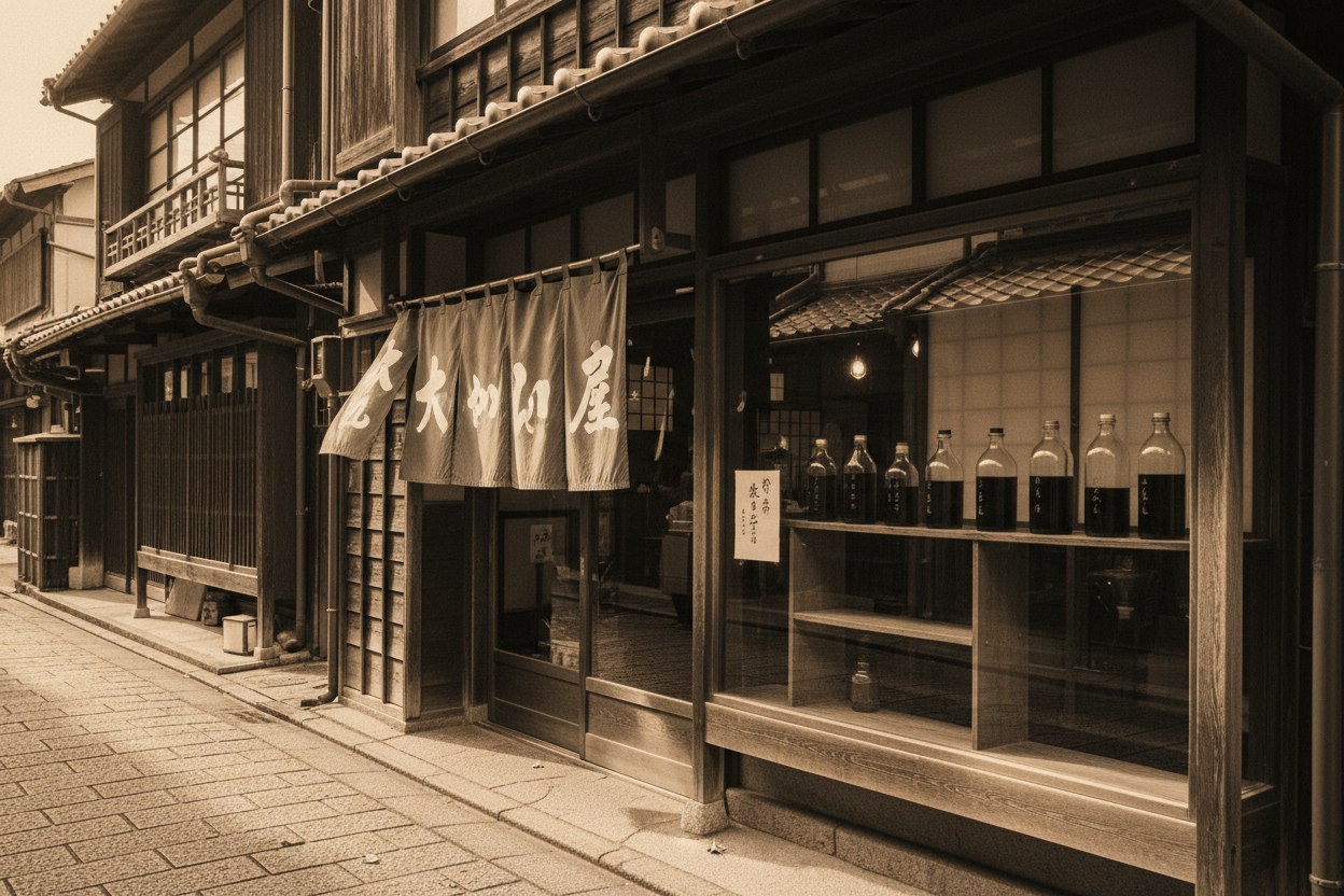 location in japan that represent cold brew coffee vintage